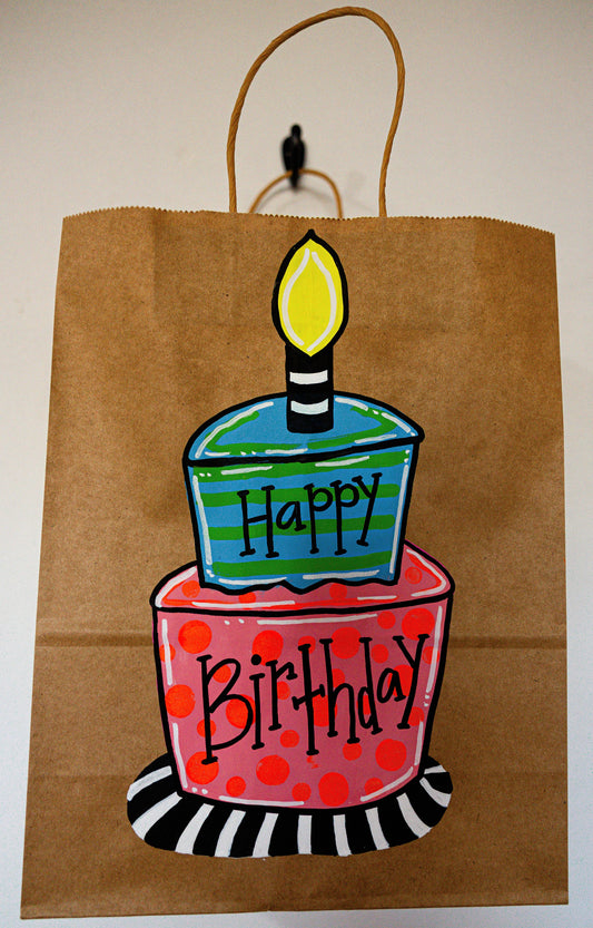 Birthday Cake Gift Bag