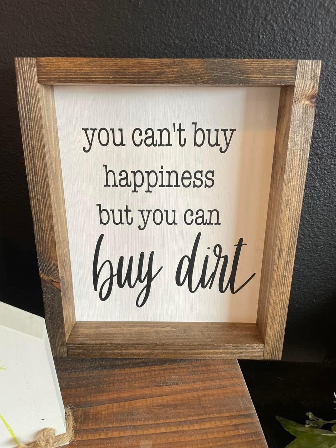 Buy Dirt Sign