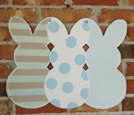 Bunny Trio Door Hanger