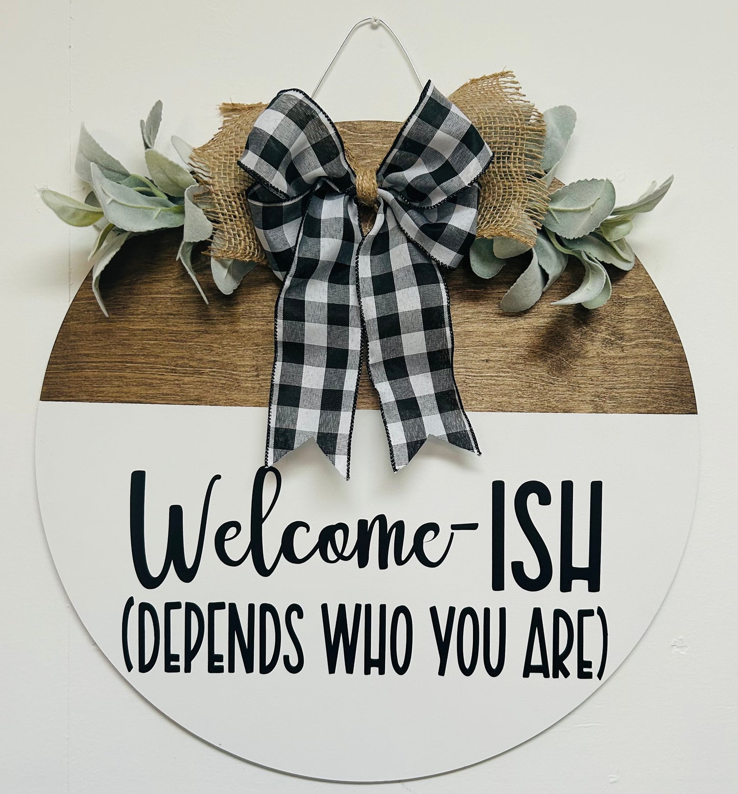 Welcome-ISH Door Hanger