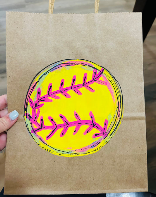 Softball Gift Bag