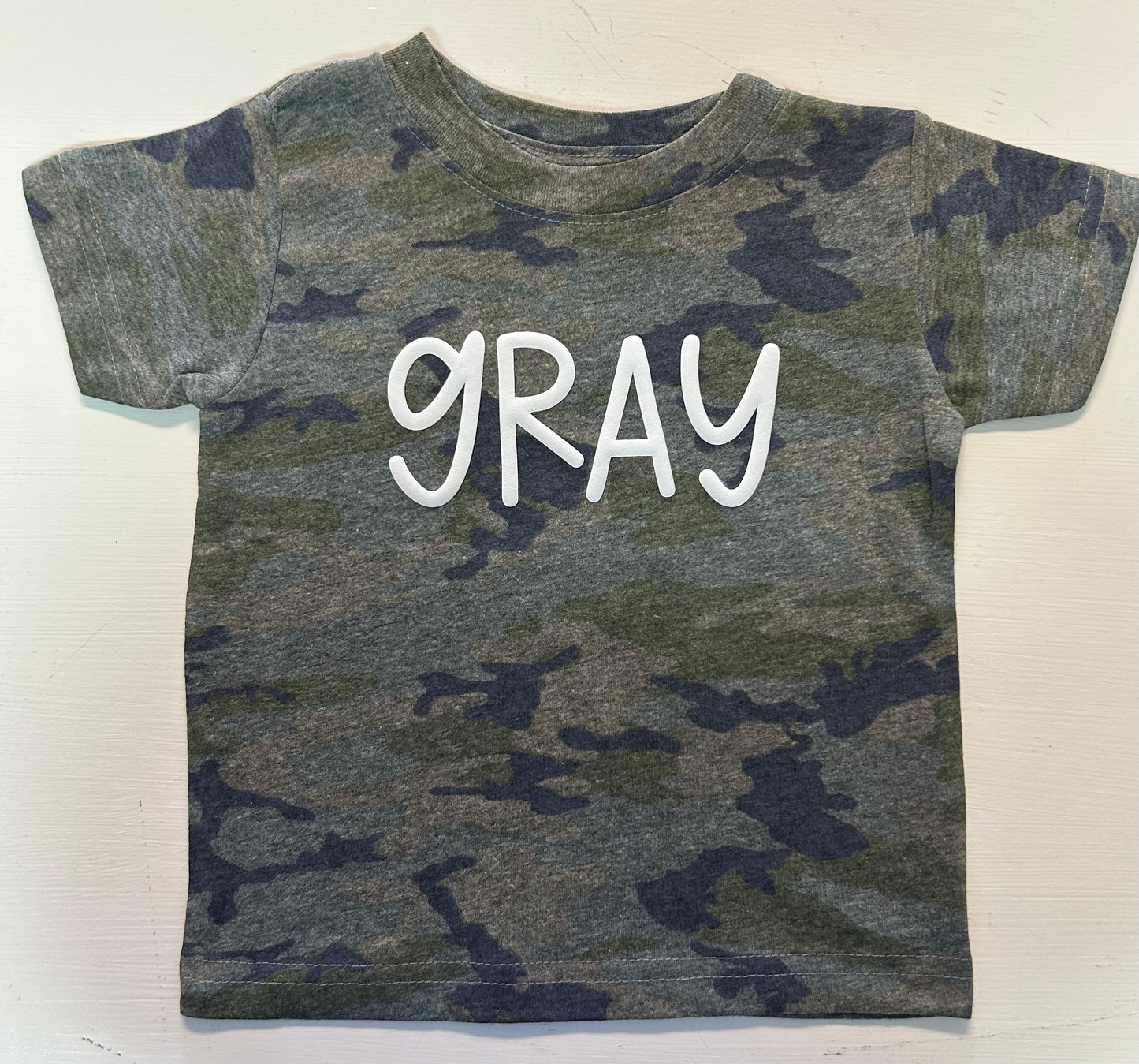 Camo Puff Vinyl Shirt