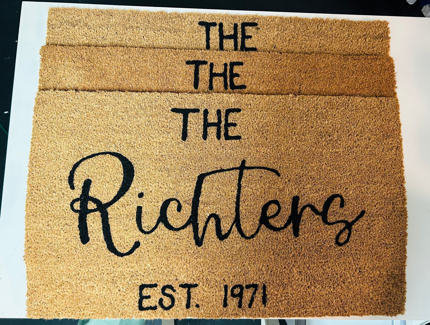 Custom Coir Door Mat